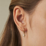 Brinco Argola Petit Genet Ouro 18k