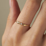 Anel Allegra Diamante Ouro 18K