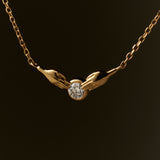 Colar Cleo Diamante Ouro 18k