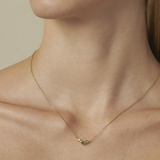 Colar Cleo Esmeralda Ouro 18k