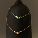 Colar Cleo Diamante Ouro 18k