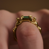 Aliança Mergulho Ouro 18k