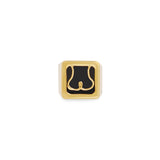 Anel chevalier Paola Vilas em prata 925 com banho de ouro 18k de bunda minimalista