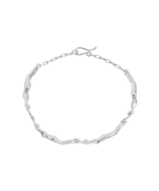 Bracelete Paola Vilas em prata 925 de corpos femininos em corrente