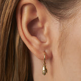 Brinco Argola Petit Cora Ouro 18k