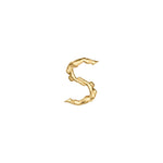 Colar Paola Vilas em ouro 18k letra S com corpos femininos