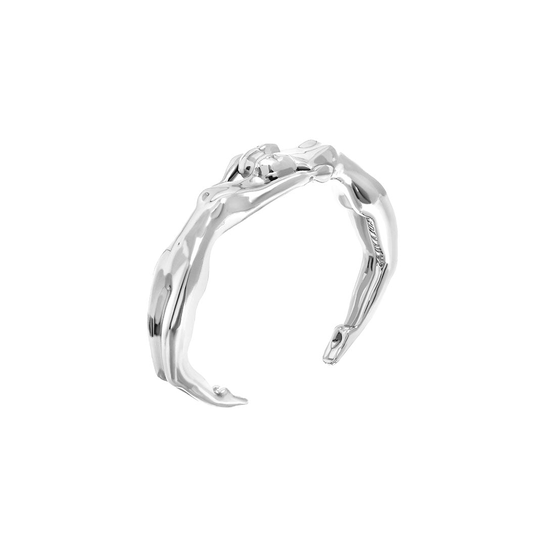 Bracelete Paola Vilas em prata 925 de corpos femininos unidos