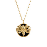 Colar de signo de áries em prata 925 com banho em ouro 18k