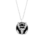 Colar de signo de peixes em prata 925