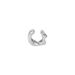 Earcuff Paola Vilas em prata 925 de corpo feminino