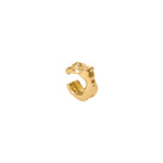 Earcuff Paola Vilas de corpo feminino em prata 925 com banho de ouro 18k