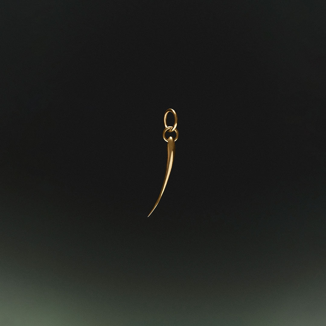 Pendente de cílio em ouro 18k