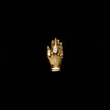 Piercing em ouro 18k mão adornada com diamante