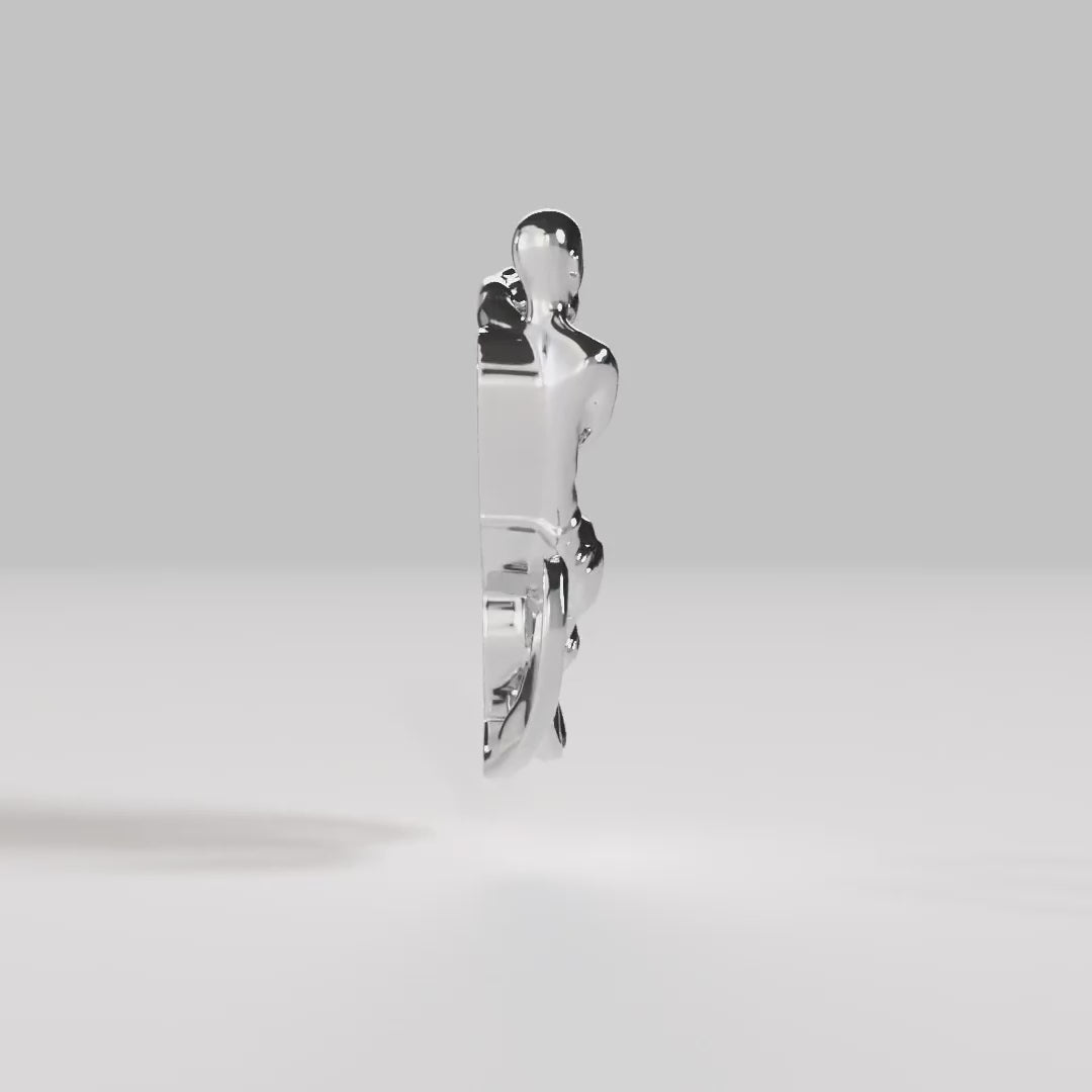 Vídeo de escultura Paola Vilas em 3D de signo de peixes