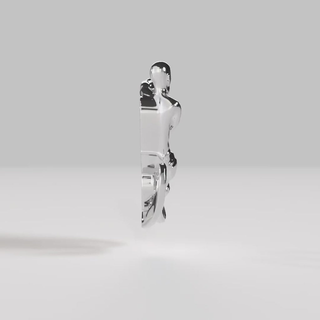 Vídeo de escultura Paola Vilas em 3D de signo de peixes