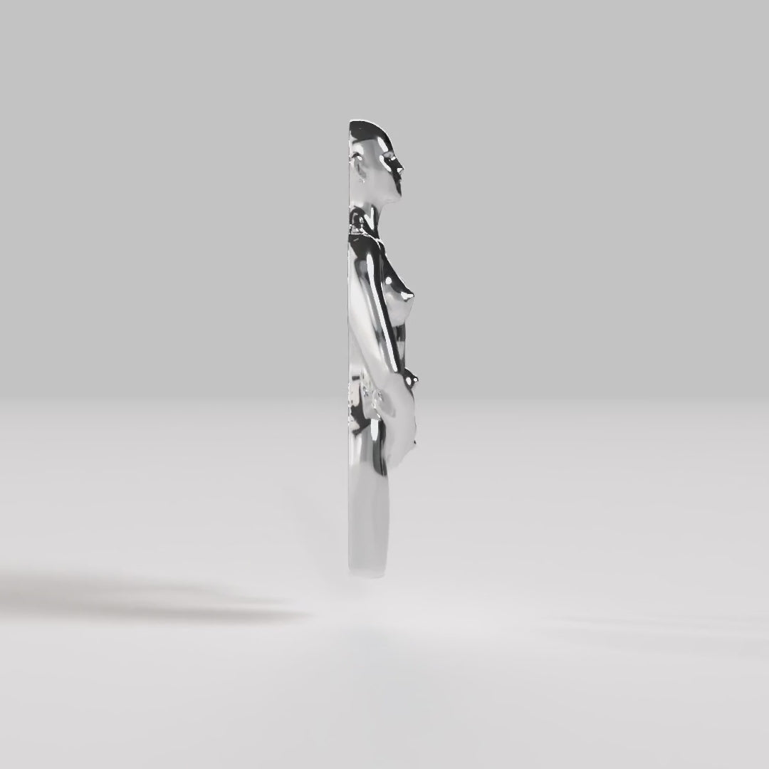 Vídeo de escultura Paola Vilas em 3D de signo de aquário